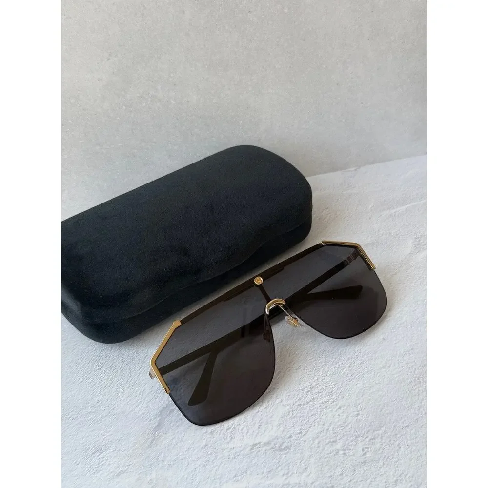 NEW Gucci GG0291S Black Mask Shield Unisex Sunglasses $625